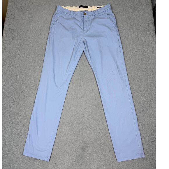 Scotch & Soda Mens Size 32 Light Blue Chino Pants *Read - Picture 2 of 13